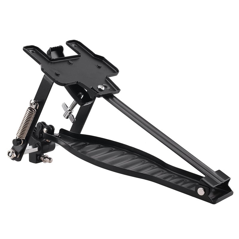A-xctoe Drums Pedal Black Aluminum Alloy Children Rack Drums Pedal Set with Drum Beater Stick & Drum Key - Image 4